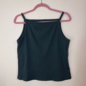 Old Navy Women's Ribbed Camisole - Deep Green
